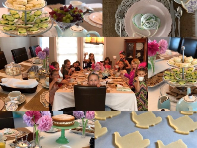 Tea Party Collage